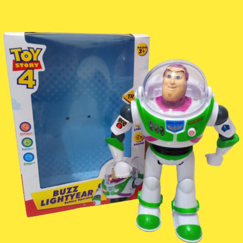 Toys Story 4 Mainan | Buzz Lightyear | Mainan Robot Anak | Mainan Toys Story Anak | Bu