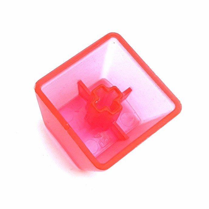 Keycap CLV 1U pink polos blank replacement keyboard button tombol