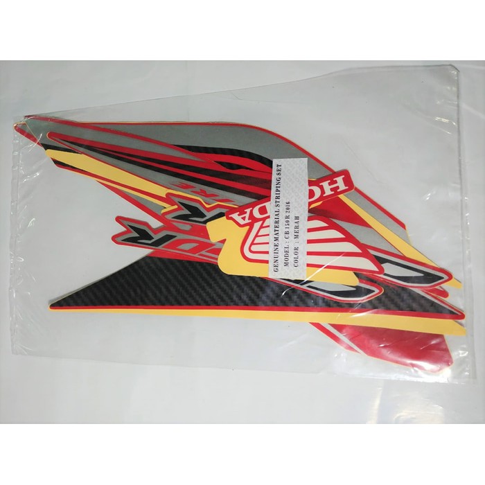 SALE -  Striping Lis Bodi &amp; Stiker Body CB150R 2016 Merah Full