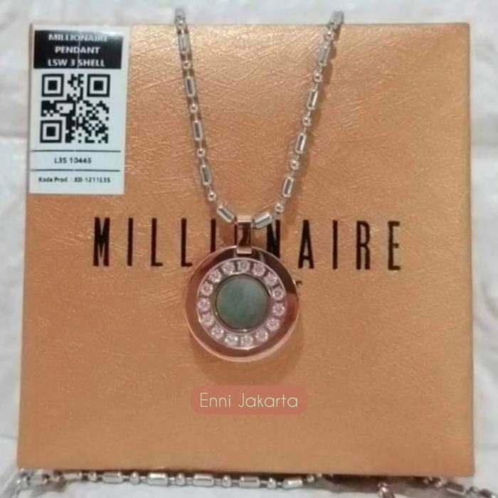Terlaris Kalung Kesehatan LSW Shell V3 Rose Gold ORIGINAL MCI MGI - Shell Rose Gold Ampuh