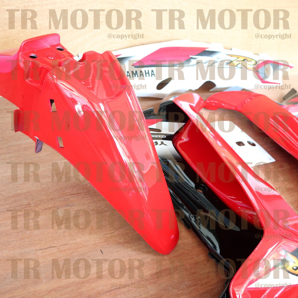 Cover Body Fizr F1zr Sporty Merah Putih Full Set Halus Cover Bodi Yamaha Fiz r