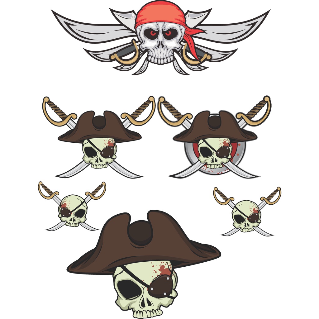 Pirate Vector Set For CorelDraw