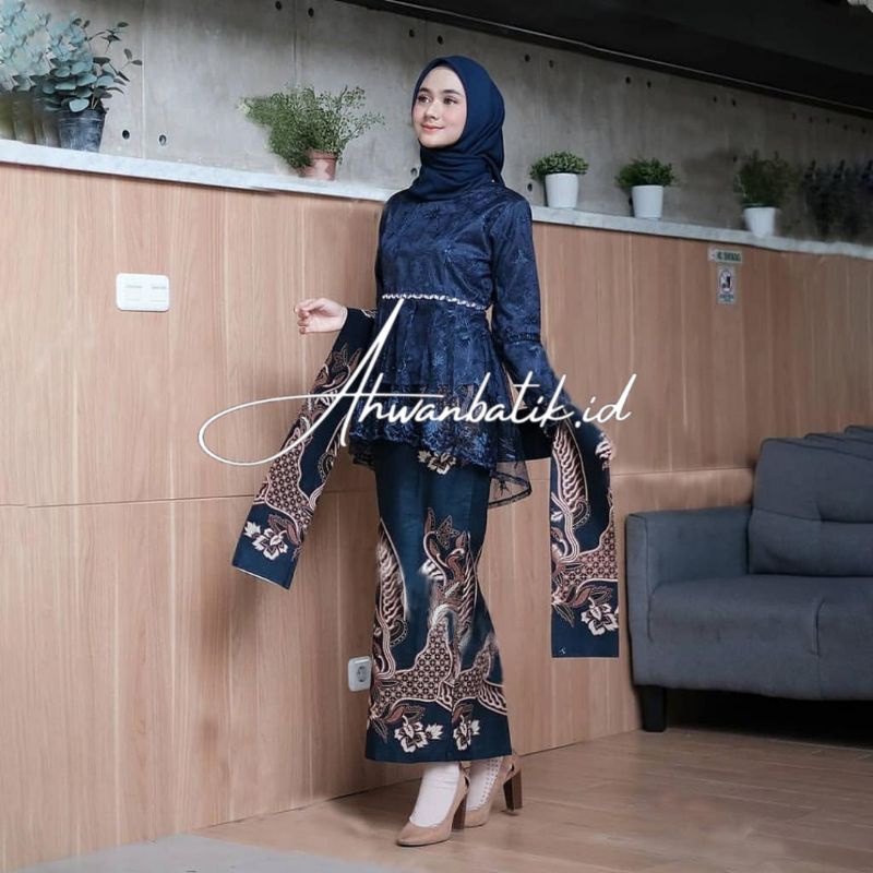 kebaya batik couple wisa kianan GRATIS JILBAB kebaya lamaran kebaya modern kebaya wisuda