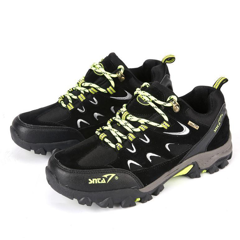 Beli Hiking Shoes Snta 433 Black Green Sepatu Gunung Snta Pendek Original Kualitas Terbaik