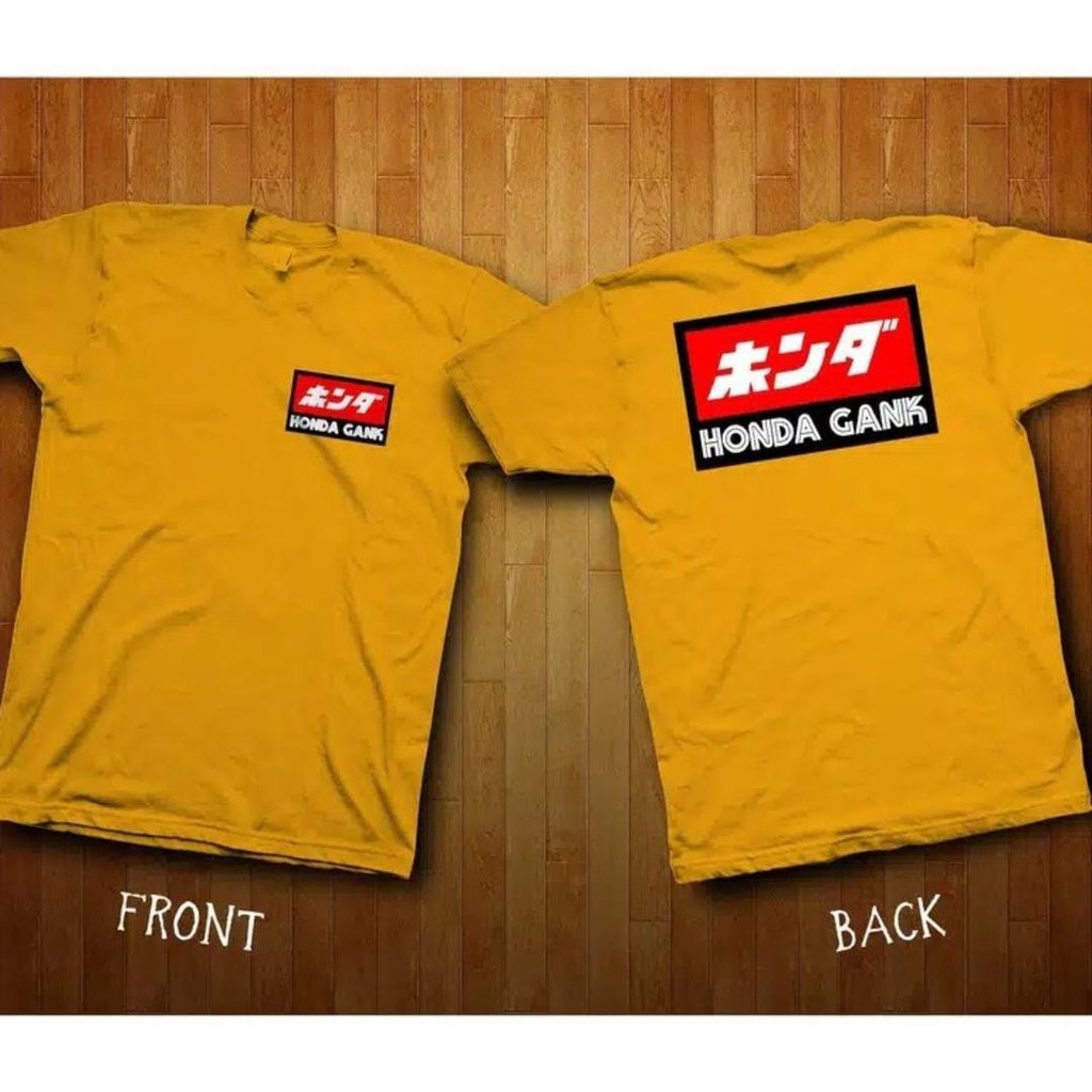 Kaos murah Kaos distro murah baju  distro pria t-shirt murah combed30s HONDA GANK