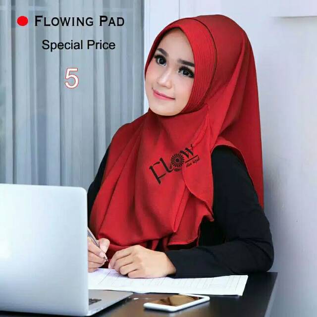 Hijab instan ori flow
