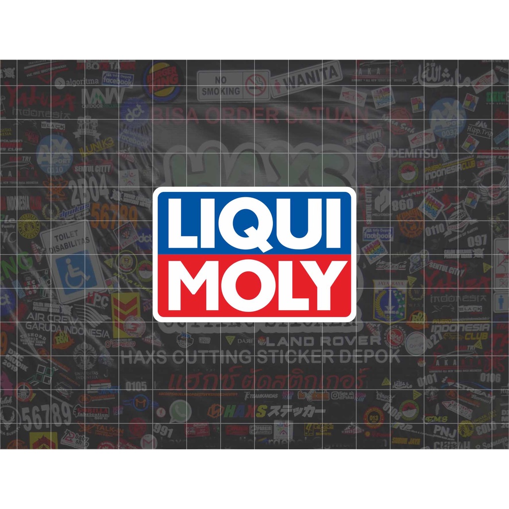 Cutting Sticker Liqui Moly Ukuran 6 Cm untuk Motor Dan Mobil
