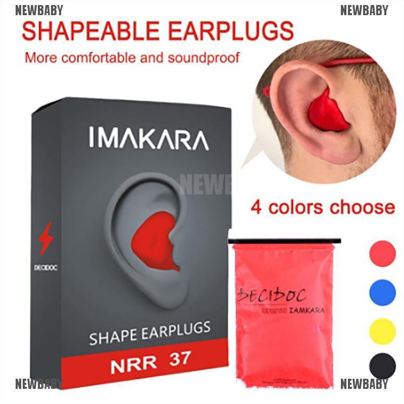 Moldable Shaped 60pcs/set PU Anti-noise Noise Reduction Sleep Aid Earplug [NEWBABY]