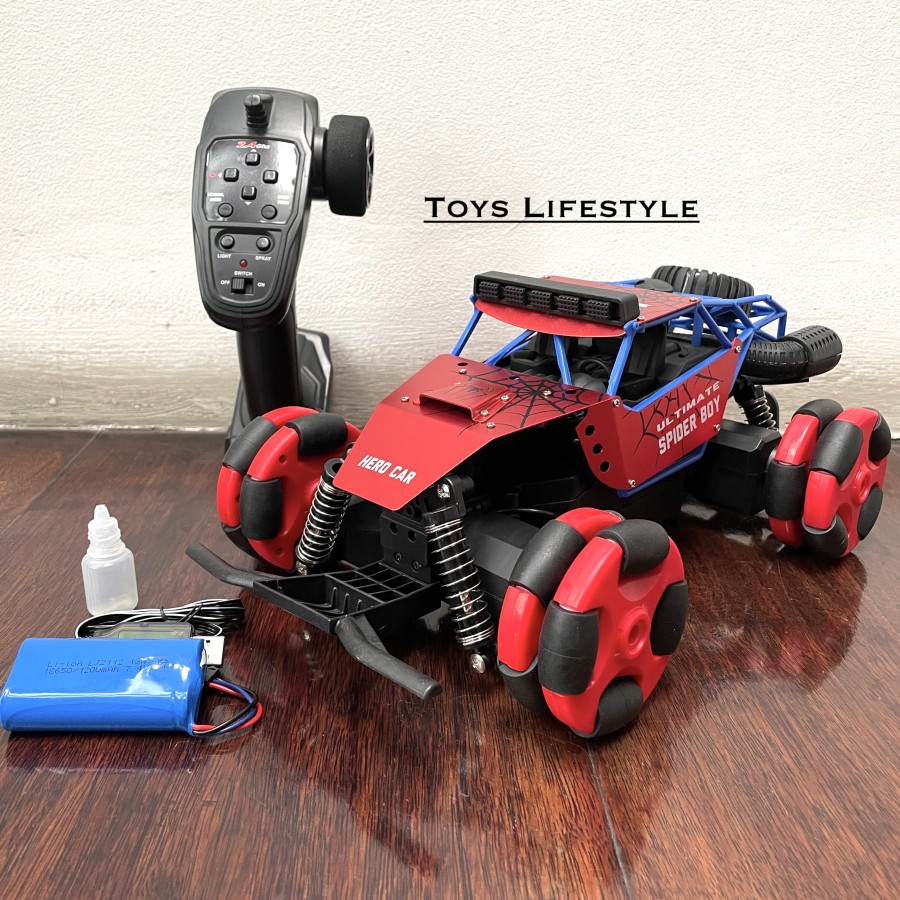 Mainan Mobil Remote Control Sand Drift Hero (Spray &amp; 360 Drift)