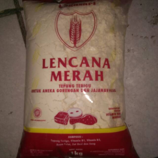 

TEPUNG TERIGU LENCANA MERAH 1 kg