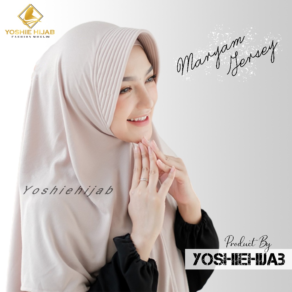 Jilbab Instan Jersey Jumbo Premium Kerudung Bergo Jersey Pet