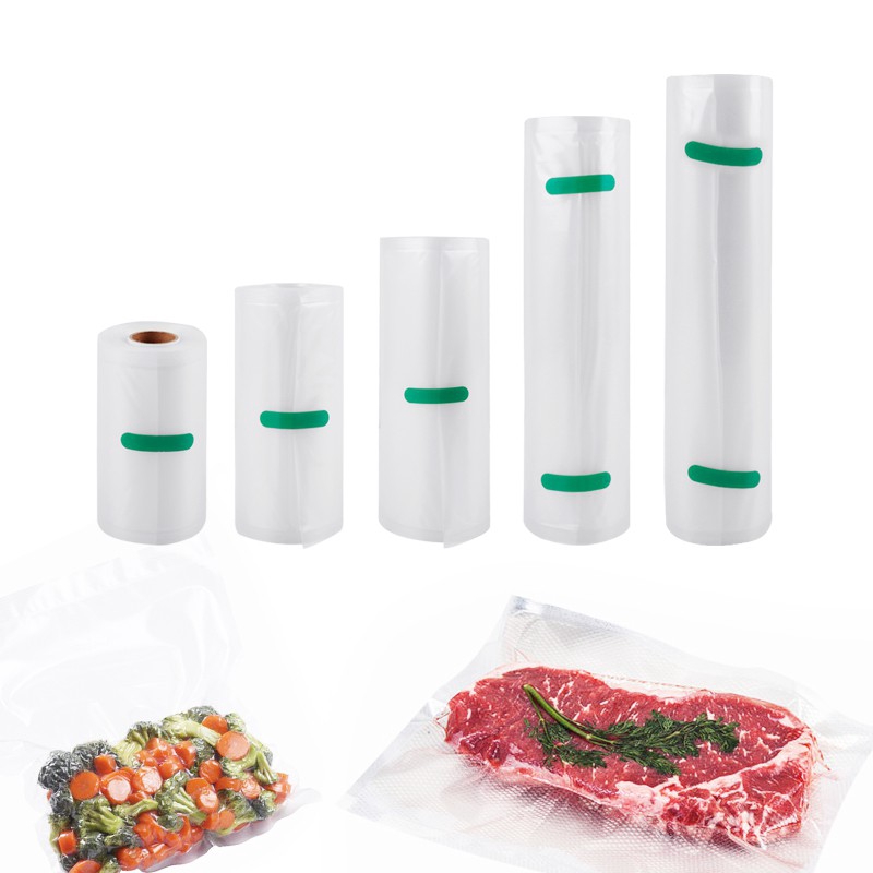 500 Cm/Roll Makanan Vacuum Packing Bag Daging Buah Sayuran Vakum Seal Kantong Penyimpanan Untuk Makanan Segar Menjaga Sous Vide Roll Bags Aksesoris Dapur