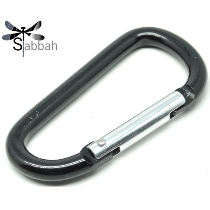 Carabiner Aluminium D-Type Hanging Buckle Karabiner Survival Gantungan