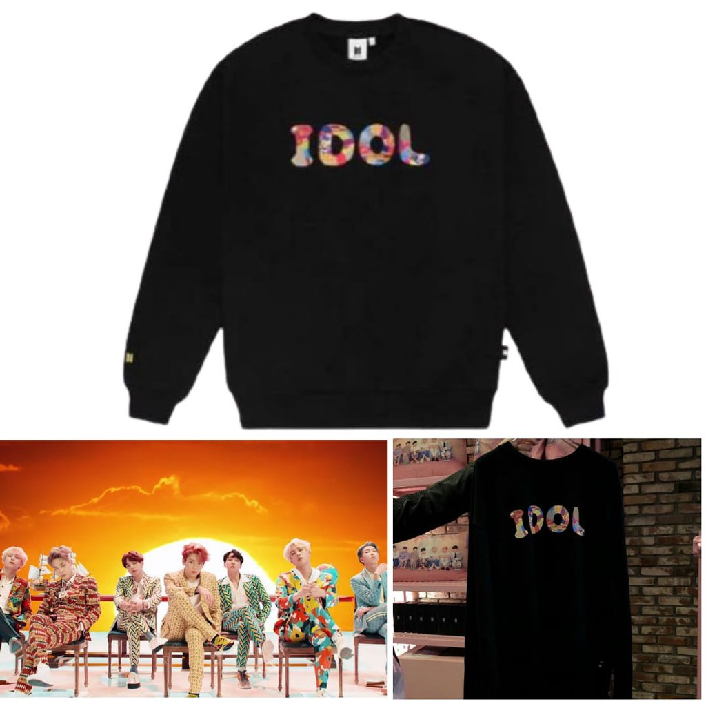 SWEATER JAKET HOODIE BTS IDOL FULL COLORS SWITER HODIE JUNGKOOK TAEHYUNG JIMIN LENGAN PANJANG