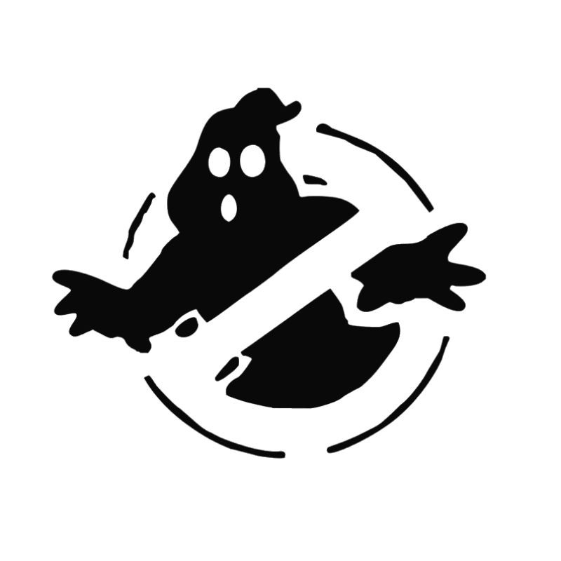 Stiker No Ghost STIKER MOTOR STIKER MOBIL