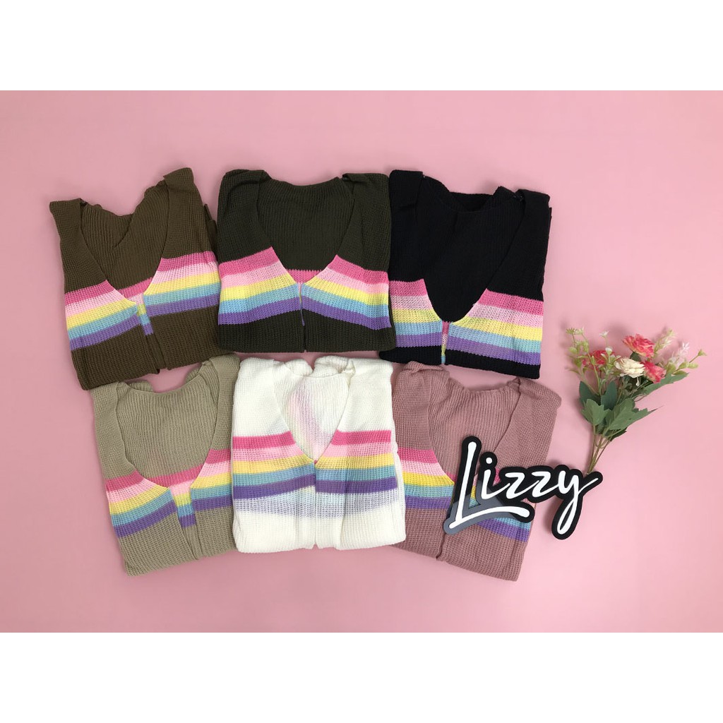 Lizzy - CARDIGAN RAINBOW