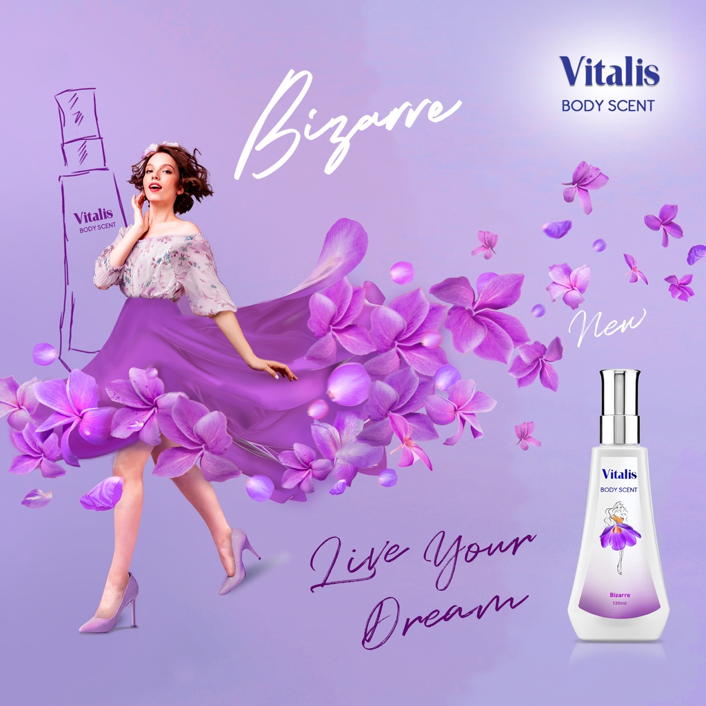 VITALIS BODY SCENT LONG LASTING &amp; SKIN FRIENDLY