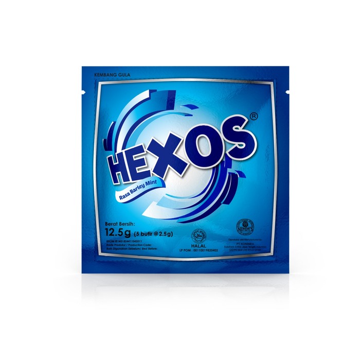 

HEXOS Barley Permen pelega tenggorokan 3 sachet Permen Mint HHR1601