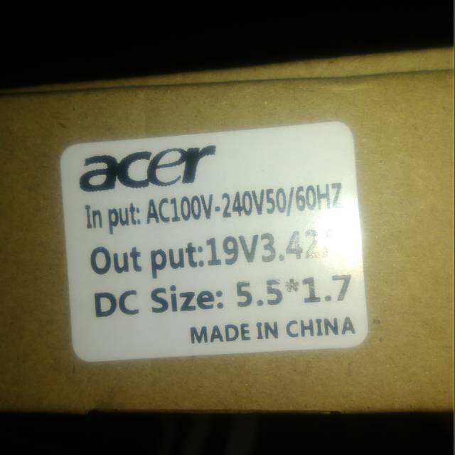 Charger Laptop Acer