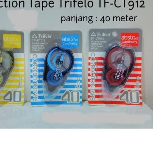 

➱ Correction Tape Jumbo Trifelo 40 Meter TF-CT912 ➪