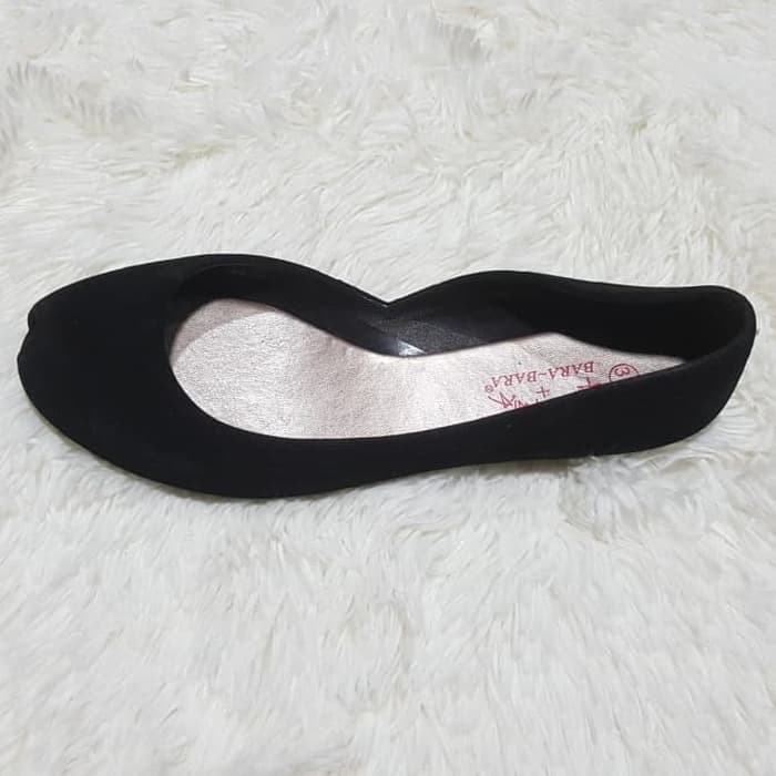 Jelly shoes bara bara sepatu wanita bludru import flatshoes 80913R