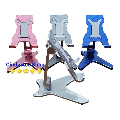 Holder Lipat Folding Dekstop Mobile Phone Holder Stand Universal HD43