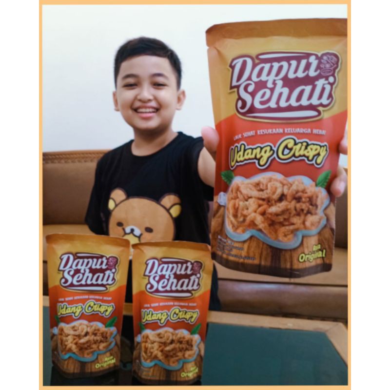 

Udang Crispy Non MSG 80gr- Dapur Sehati