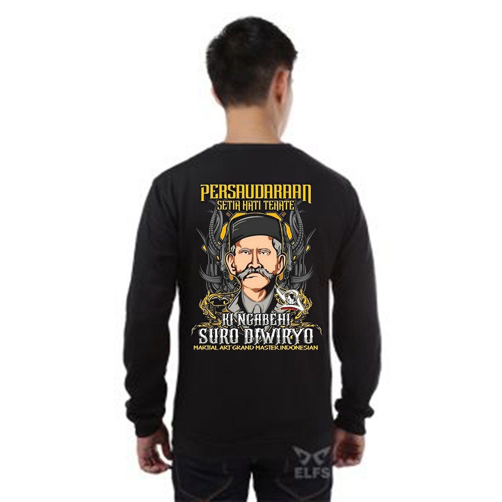 KAOS PSHT LENGAN PANJANG SETIA HATI TERATE ATRIBUT COWOK CEWEK / KAOS PSHT BISA COD /KAOS TERATE