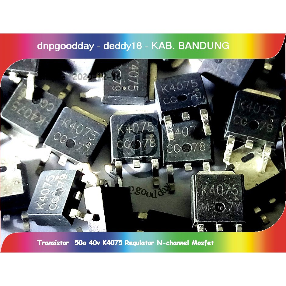 Jual Transistor 50a 40v K4075 Regulator Nchannel Mosfet Indonesia