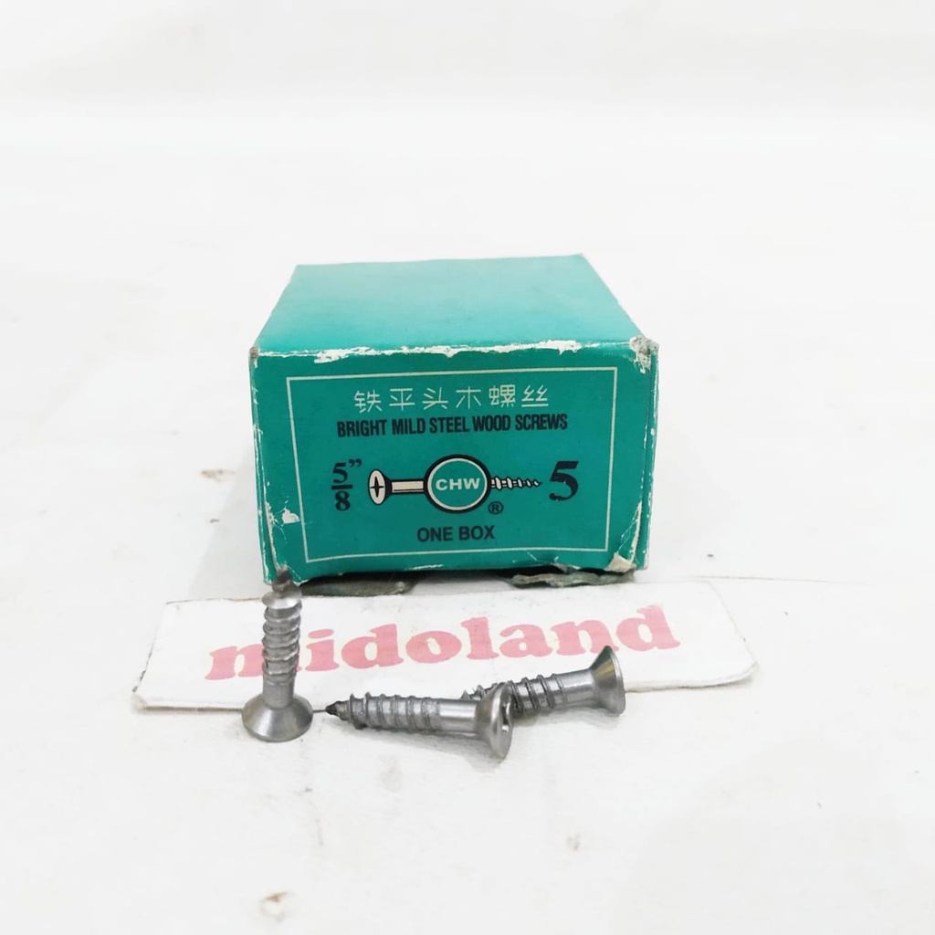 Paku ulir skrup Sekrup kayu 5/8" 5/8 inch in 5/8in midoland