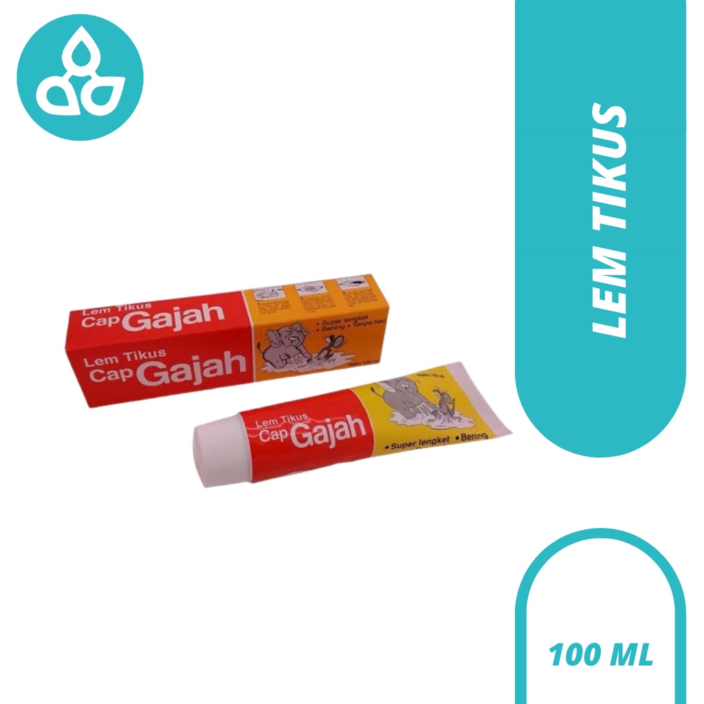 Lem Tikus Cap Gajah Tube 100 Ml - Lem Tikus Gajah - Lem Tikus Godrej - Lem Tikus Ampuh - Lem Cap Gajah - Perangkap Tikus