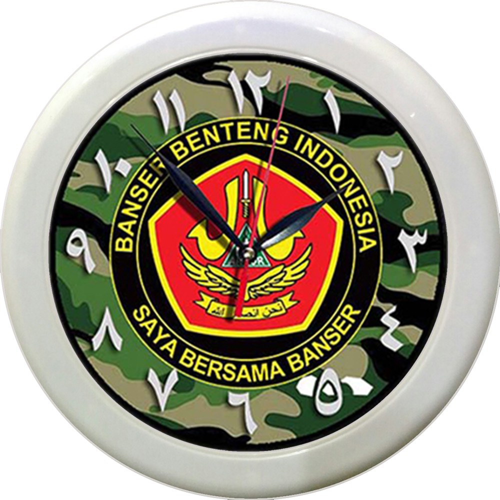 JAM DINDING NAHDLATUL ULAMA - BANSER 2  (DIAMETER 30 CM)