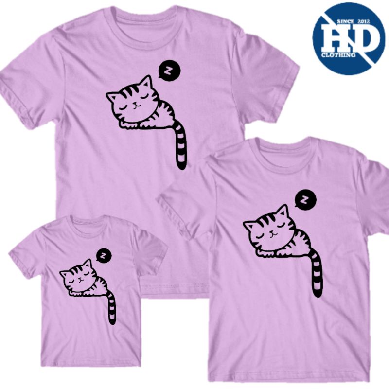 kaos anak dan dewasa motif hello kitty combad 30s size S-XXXL