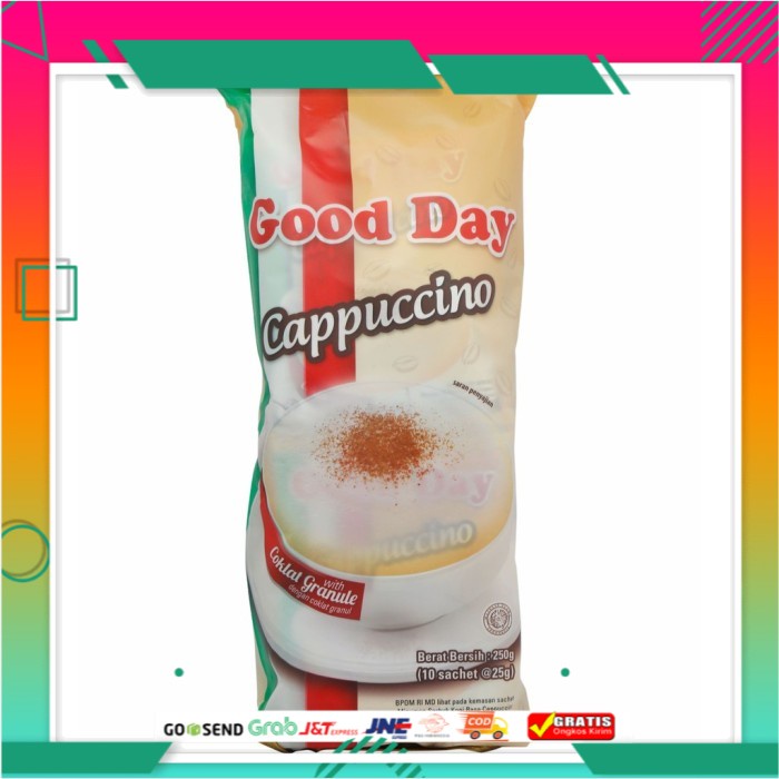 

Good Day Sachet Kopi Cappuccino 10 x 25g