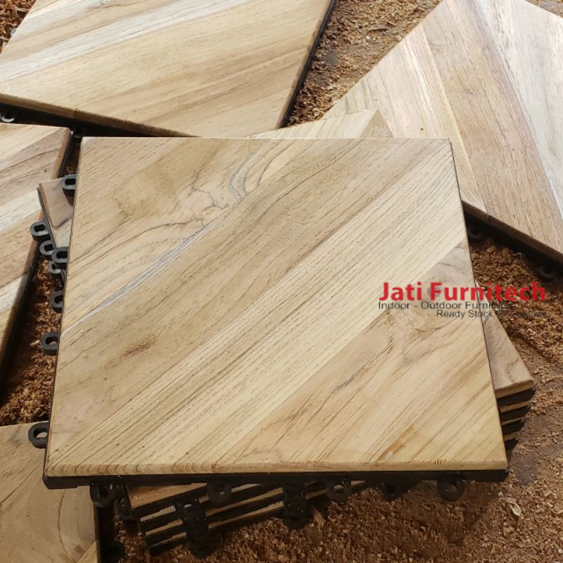 Parqet Kayu Jati - Flooring - Ubin Jati