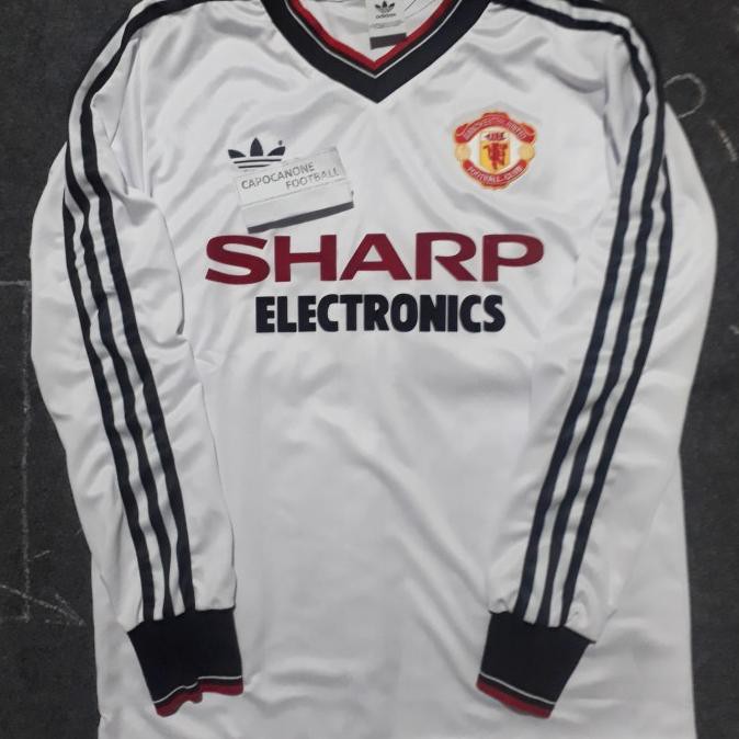 JERSEY MANCHESTER UNITED MU RETRO 1982 1983 1984 82 83 84 away ls