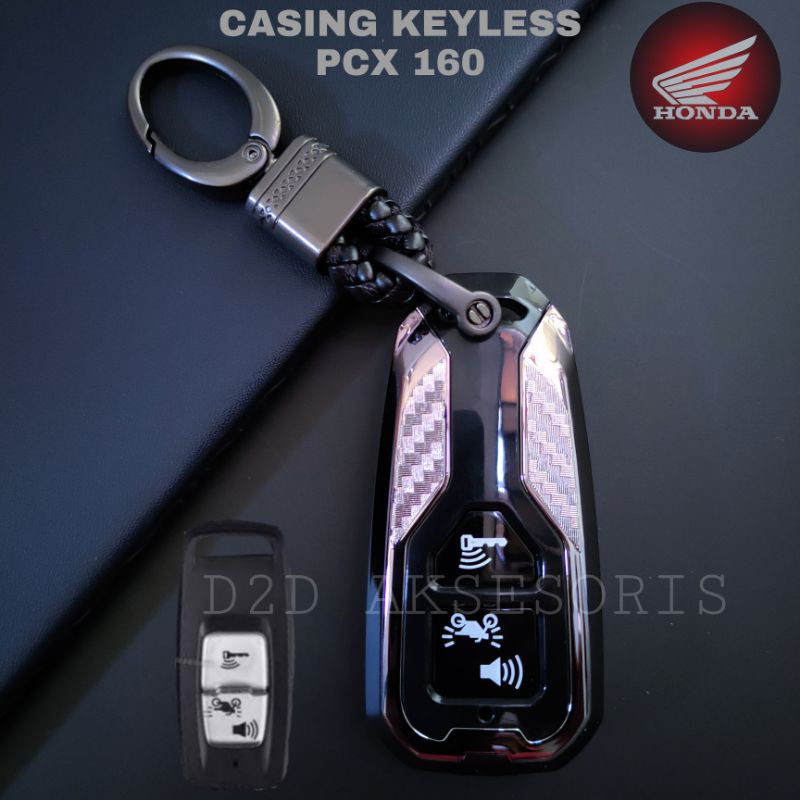 Gantungan kunci case casing cover remote keyless motor honda all new pcx 160-2