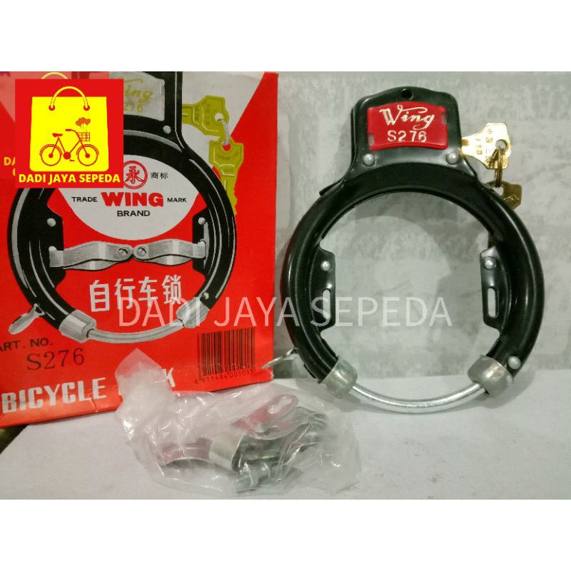 GEMBOK SEPEDA - GEMBOK SEPEDA MINI - JENGKI - GEMBOK JADUL - KUNCI SEPEDA - PENGAMAN SEPEDA - MINION