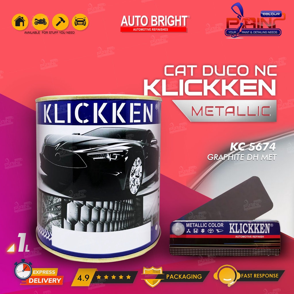 Cat Duco Metallic KLICKKEN METALLIC - KC 5674 GRAPHITE DH MET