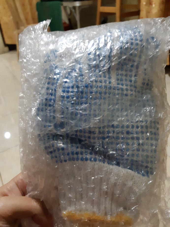 Sarung Tangan Tukang Anti Slip Bintik Karet  - Sarung Tangan Kerja Berat Melindungi Tangan