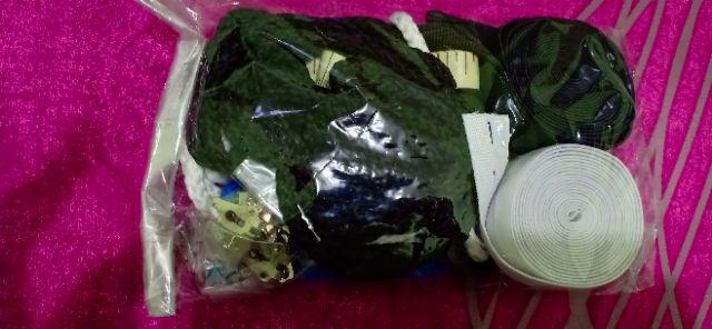  Tali  Jaket Tali  Hoodie Jumper Sepatu  Lanyard Hijau Army 