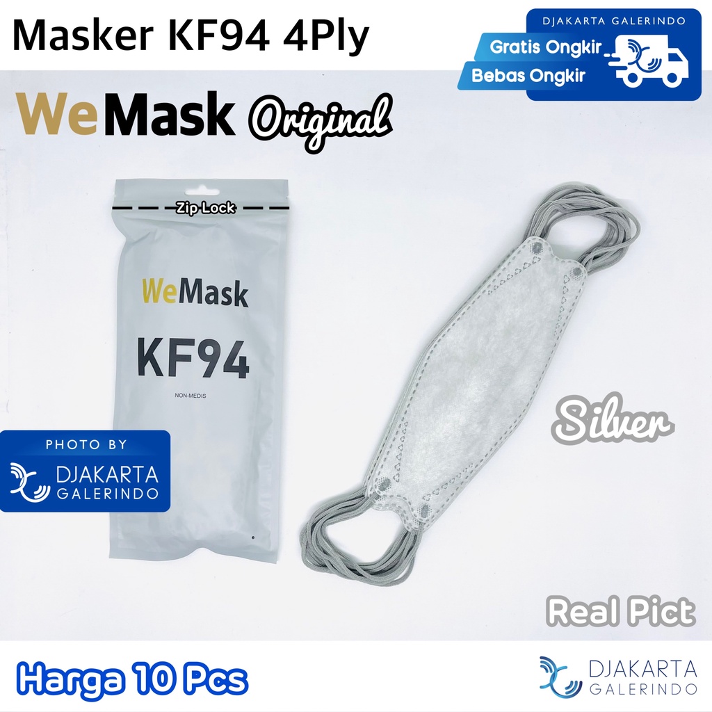 Masker KF94 Mix Warna korea 4ply / 5Ply isi 10 Pcs