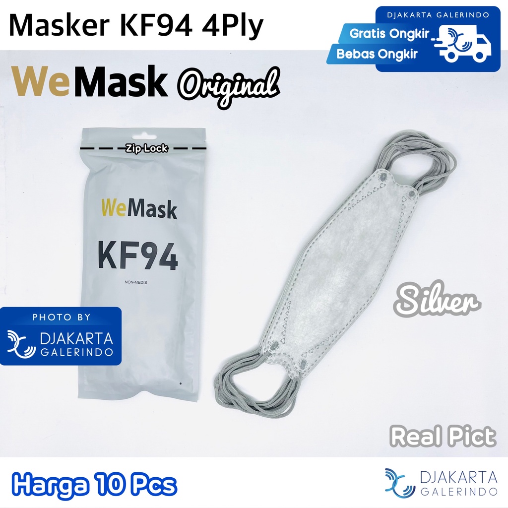 Masker KF94 Mix Warna korea 4ply / 5Ply isi 10 Pcs