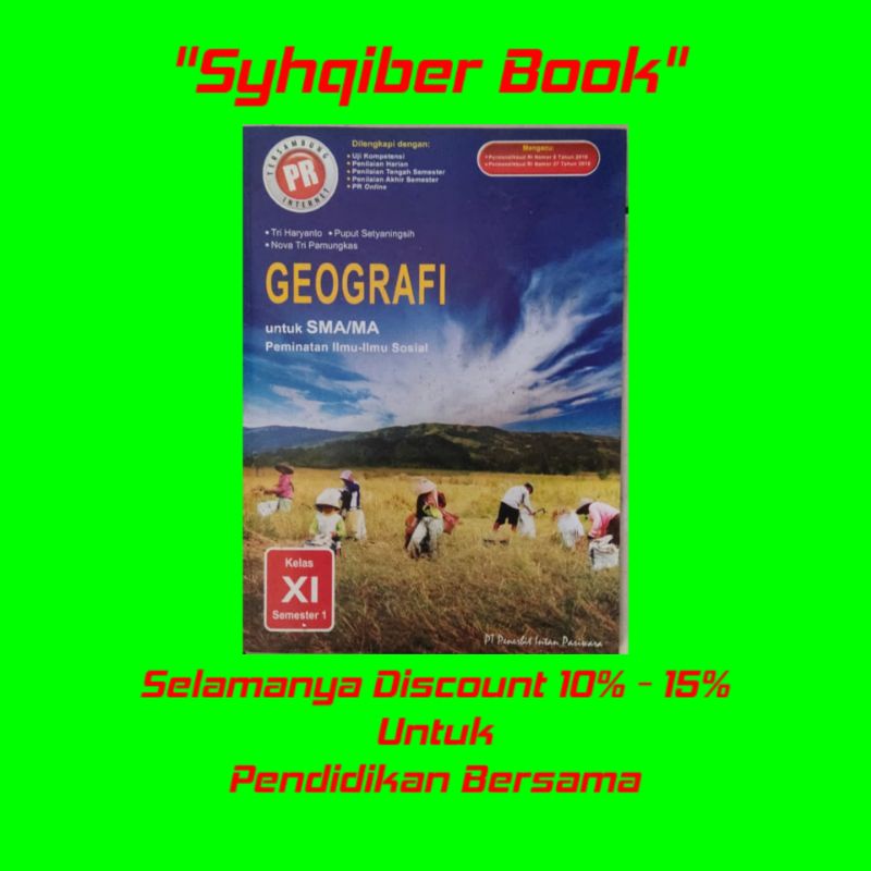 

Buku PR Geografi SMA/MA Kelas 11