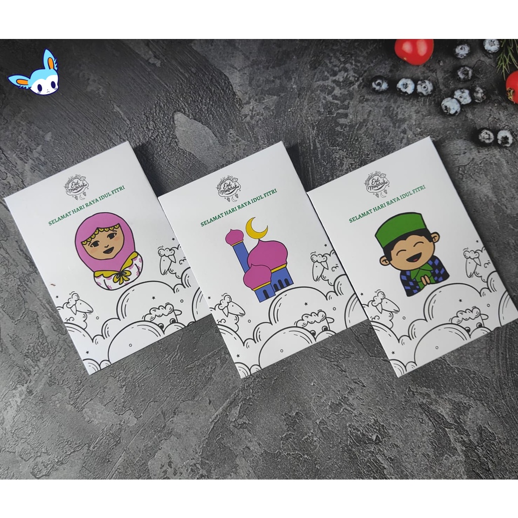 

Amplop THR Lebaran Eid Mubarak Kartu Ucapan Idul Fitri Doodle Pendek