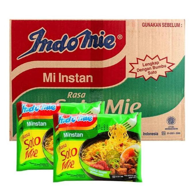 

Terlaris# Indomie Kuah Rasa Soto Mie/Instant Noodle/Mie Kuah Isi 40 Pcs