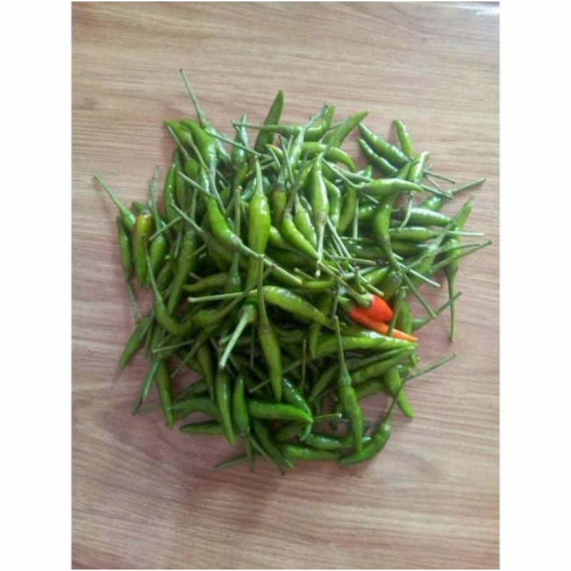 

Cabe rawit hijau organik 250gr