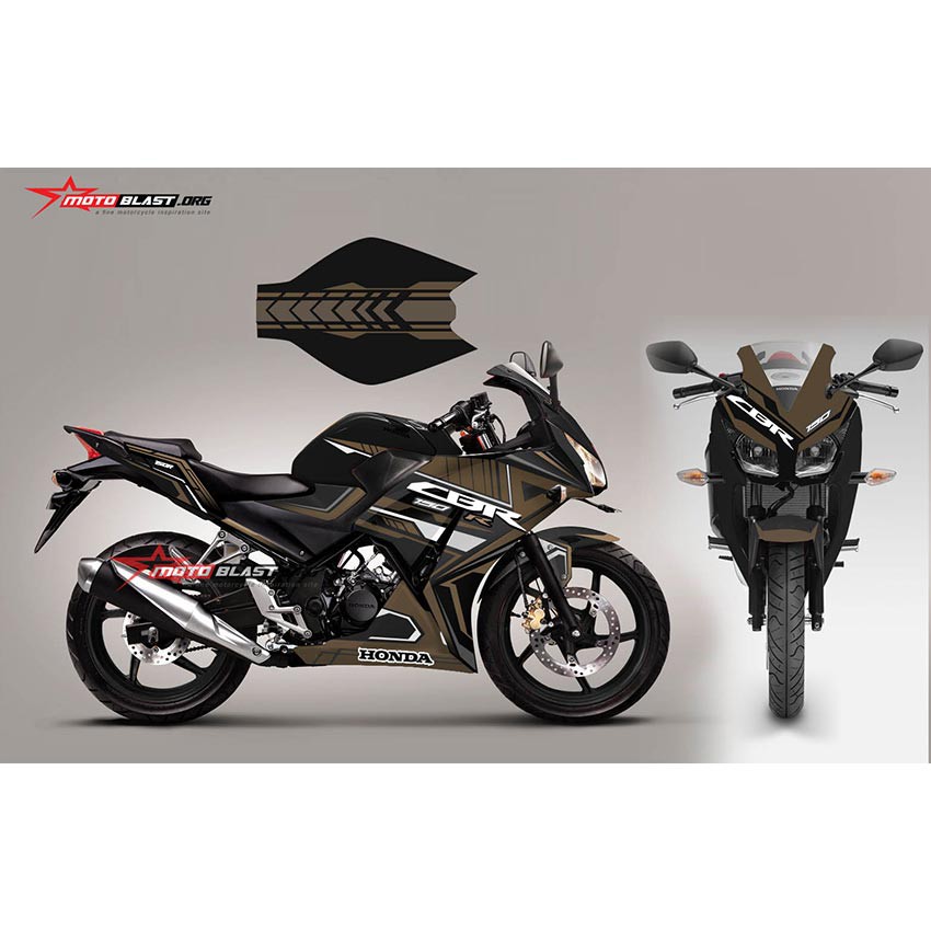 Decal Stiker Honda CBR150R LOKAL BLACK HITECH