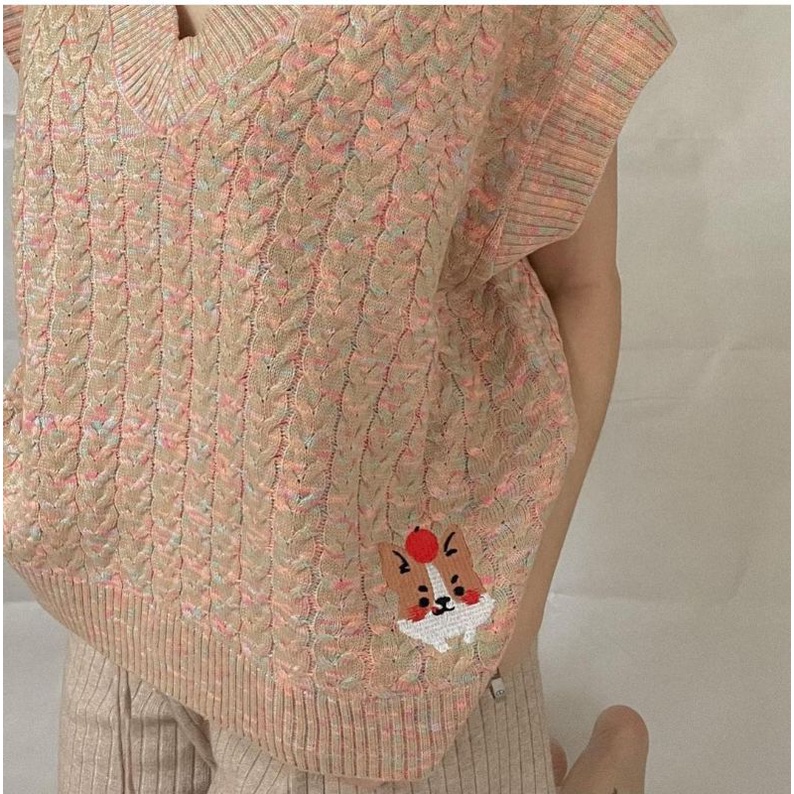 Bebeplum Ice Cream Vest Knit (Ready New with Tag)