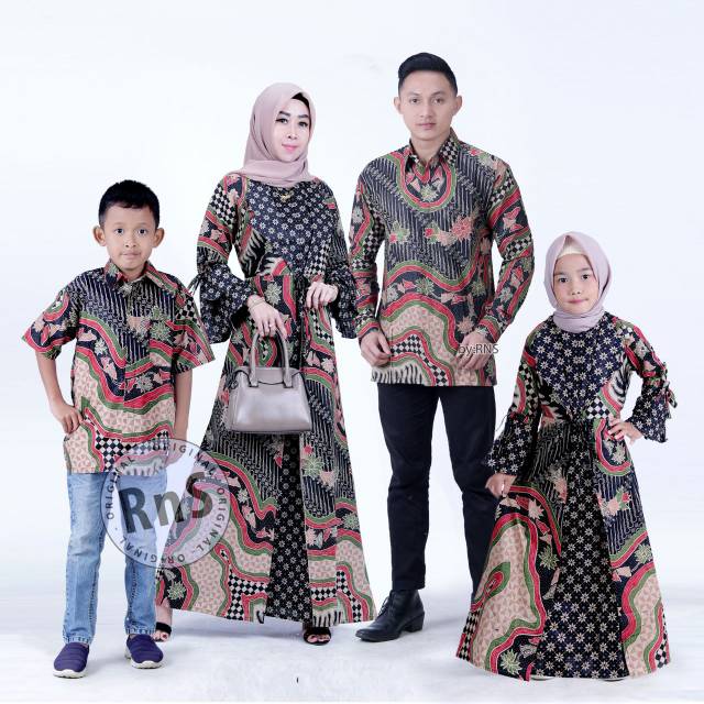 COUPLE KELUARGA JAZZY ,GAMIS JAZZY LONCENG